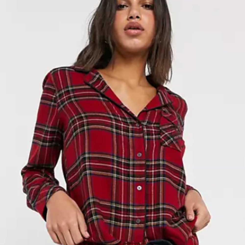 abercrombie plaid pj set♡